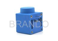 KÖRPER-Blau-Farbe der R134a-Kühlanlage-pneumatische Solenoid-Spulen-EVR 230V Messing