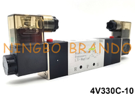 4V330C-10 Airtac Art Weise 24V 220V des Richtungssteuerpneumatische Magnetventil-5/3