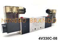 4V330C-08 Airtac Art Weise 24VDC 220VAC des Luftregulierungs-pneumatische Magnetventil-5/3