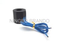 Magnetventil-Spule AC220v 24vdc, blaue freie Anschlussleitungs-pneumatische Spule für Magnetventil