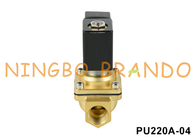 PU220A-04 SHAKO-Wasser-Luft-Brass-Solenoidventil 1/2'' 220V 110V 24V 12V