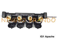 Art LPG IG1 Apache OMB/Zylinder der CNG-Schienen-Injektor-HD 4 3 Ohm DC12V