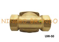 2&quot; 2W500-50 UW-50 Uni-D Art NBR-Membranelektrisches Messingmagnetventil schloss normalerweise AC110V DC24V