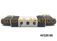 4V320-08 1/4&quot; Art pneumatische Weisen-Richtungssteuerung DC24V BSPT AirTAC des Magnetventil-5/2