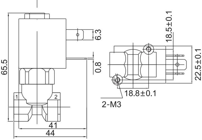 5503 CEME-Art Messingmagnetventil für elektronischen Dampfbügeleisen-Reiniger 12V 24V 110V 220V 1