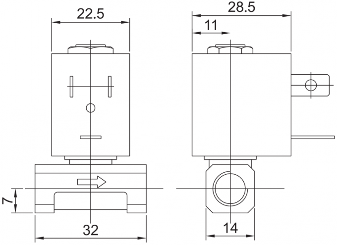 5503 CEME-Art Messingmagnetventil für elektronischen Dampfbügeleisen-Reiniger 12V 24V 110V 220V 0