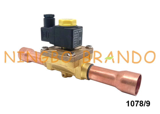 1078/9 Castel Type Solenoid Refrigeration Valve 1 1/8&quot; 12VDC 24VDC 110VAC 220VAC