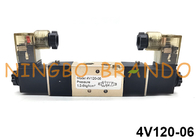 4V120-06 Airtac Art Weise 24VDC 220VAC des Doppelt-Spulen-pneumatische Magnetventil-5/2