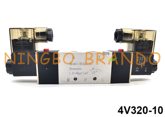 4V320-10 Airtac Art Doppelt-Prüfer Pneumatic Solenoid Valve 5/2 Möglichkeit 24V 220V