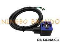 DIN43650A imprägniern IP67 formten Kabel-Magnetventil-Spulen-Verbindungsstück mit LED