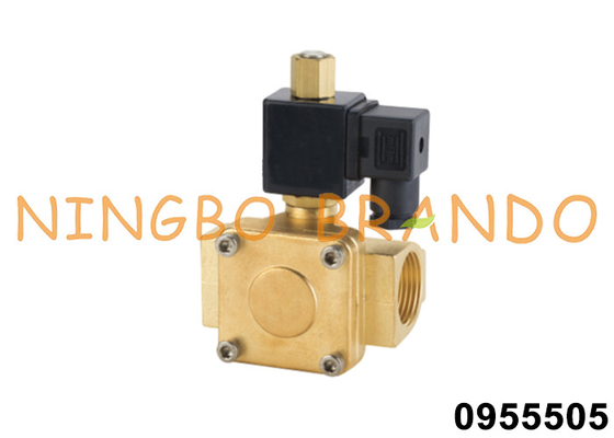 0955505 1'' NO Messingsolenoidventil für Wasser Luftgas 24V 110V 220V