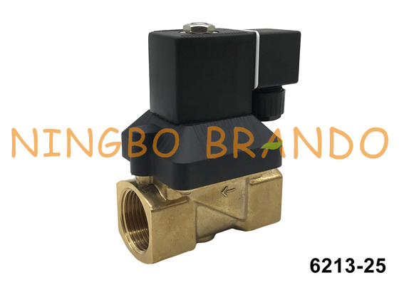 6213 A 25.0 1' Messing-Solenoidventil für Wasser Luft Gas Flüssigkeit 24 V 110 V 230 V
