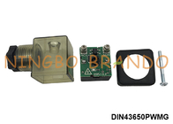 DIN43650A Stromspar-Solenoidventil Spulenanschluss 220VAC 2P+E IP65