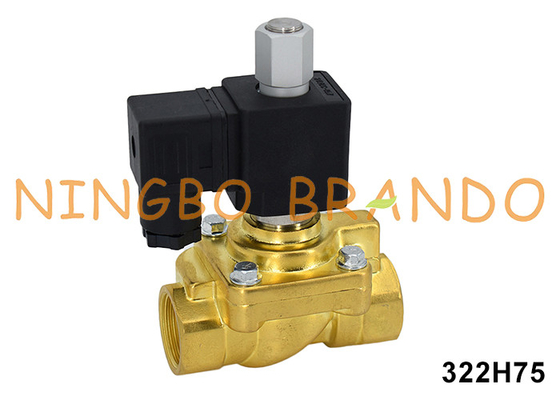 322H75 1/2'' 40 bar Parker Typ Normal geöffnetes Magnetventil 24V 110V 220V