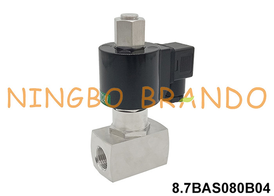 350 bar Hochdruck-Solenoidventil aus Edelstahl 12V 24V 110V 220V
