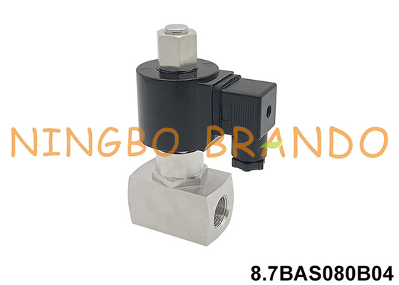 350 bar Hochdruck-Solenoidventil aus Edelstahl 12V 24V 110V 220V