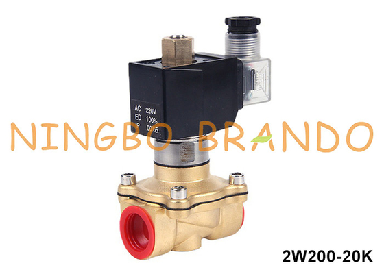 3/4'' 2 Way Normal geöffnetes Messing-Solenoidventil für Wasser Luft Gas Flüssigkeit 24V 220V