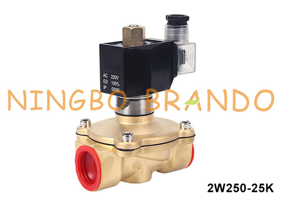1' 2/2 Weg Normaler offenes Wasser Messing Solenoidventil 220VAC 110VAC 24VDC 12VDC