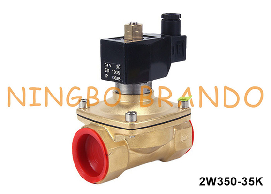 1-1/4' Zwei-Wege-normal geöffnetes Messing-Wasser-Solenoidventil 220V 110V 24V 12V