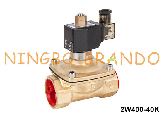 1.5'' 2-Wege normalerweise offenes Messing-Wasser-Solenoidventil AC220V AC110V DC24V DC12V