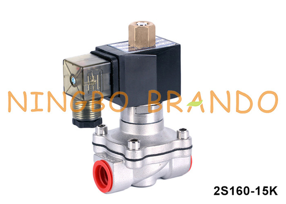 1/2'' 2 Way Normaler offener Wasser-Edelstahl-Solenoidventil 220V 110V 24V 12V