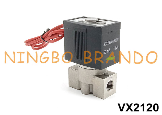 SMC Typ VX2120-02 Edelstahl-Solenoidventil 1/4' 24V 220V