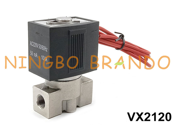 SMC Typ VX2120-02 Edelstahl-Solenoidventil 1/4' 24V 220V