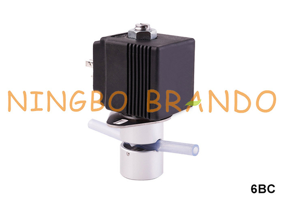 2 Wege NC Normal geschlossenes Zuschlagrohr Solenoid-Klemmventil 220V 110V 24V 12V