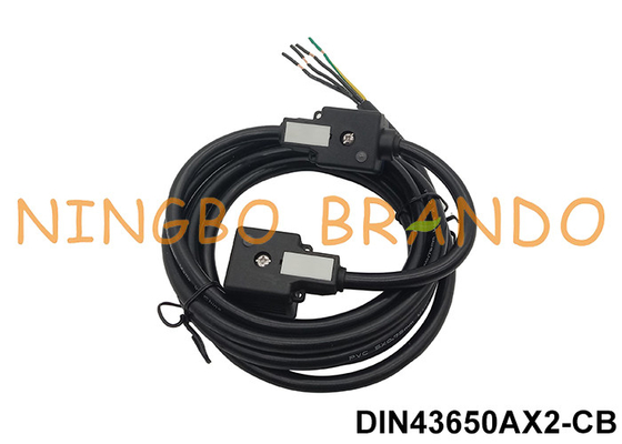Doppelkopf-Solenoidventilanschluss DIN43650A mit geformtem Kabel