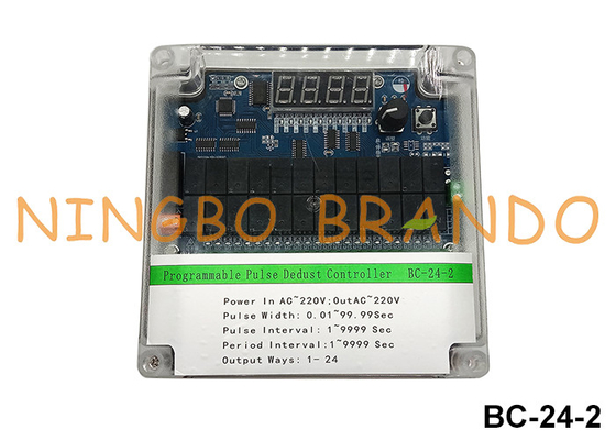 24 Linien Staubsammler Sequentialtimer-Regler 220VAC Eingang 220VAC Ausgang