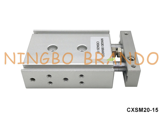CXSM20-15 SMC-Typ Doppelstang-Pneumatischer Luftzylinder mit 20 mm Bohrung 15 mm Schlag