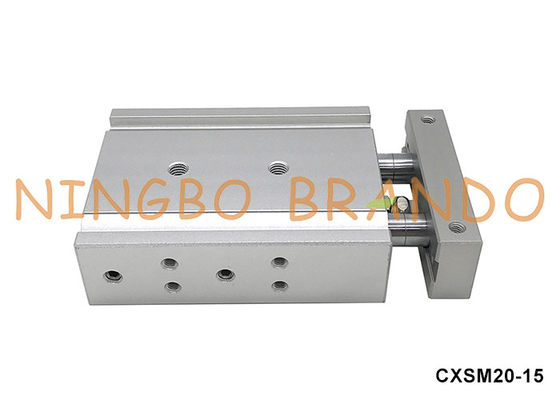 CXSM20-15 SMC-Typ Doppelstang-Pneumatischer Luftzylinder mit 20 mm Bohrung 15 mm Schlag