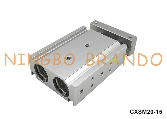 CXSM20-15 SMC-Typ Doppelstang-Pneumatischer Luftzylinder mit 20 mm Bohrung 15 mm Schlag
