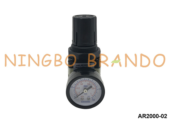AR2000-02 SMC-Typ pneumatischer Luftdruckregler mit Abmessung 1/4'' 10 bar