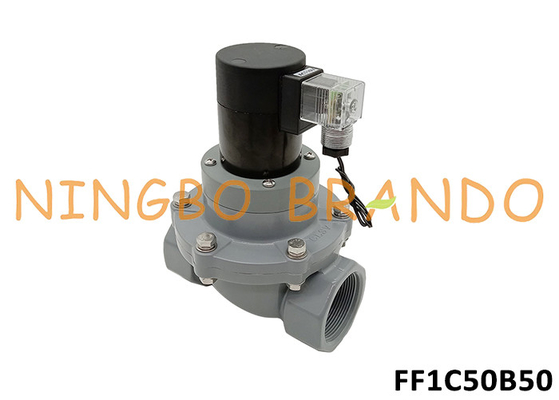 2'' CPVC Antikorrosive Solenoidventil für Chemikalien Säure Alkali 24V 220V