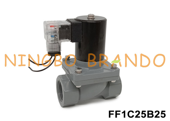 1' DN25 Korrosionsschutzventil mit CPVC-Körper 24V 110V 220V