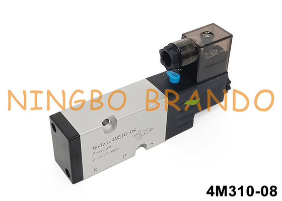 Airtac Typ 4M310-08 Namur Pilot Solenoidventil 5/2 Weg 24V 220V
