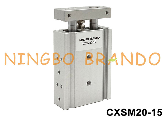 CXSM20-15 Zwei-Stäbchen-Pneumatischer Luftzylinder 20 mm Bohrung 15 mm Schlag
