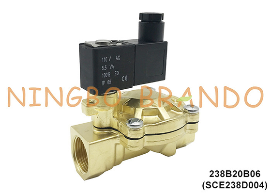 SCE238D004 3/4' ASCO Typ Elektrische Messing-Solenoidventil für Wasser 24V 110V 220V
