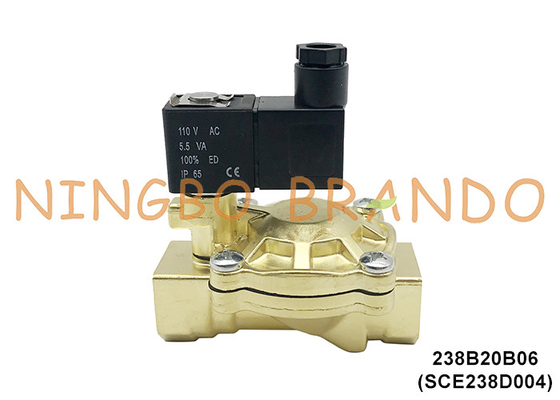 SCE238D004 3/4' ASCO Typ Elektrische Messing-Solenoidventil für Wasser 24V 110V 220V