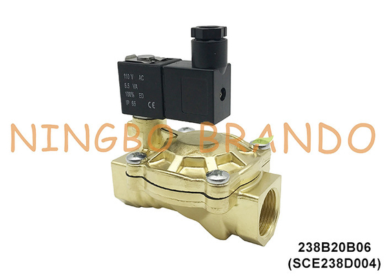 SCE238D004 3/4' ASCO Typ Elektrische Messing-Solenoidventil für Wasser 24V 110V 220V