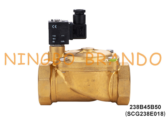 SCG238E018 2'' ASCO-Solenoidventil aus Messing 2-Wege NC 220V 110V 24V