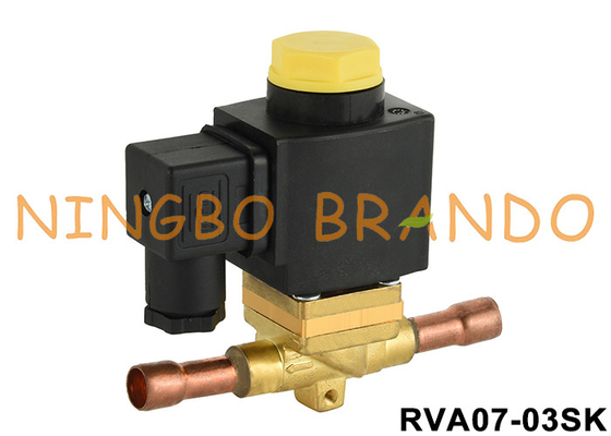 2 Wege 3/8' Lötgerät Normal geöffnet Kühlschaltventil 12V 24V 110V 220V