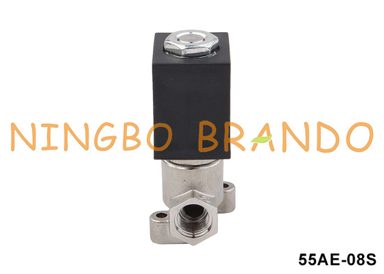 2 Wege Kaffeemaschine aus Edelstahl Solenoidventil 1/8'' 24VDC 110VAC 220VAC