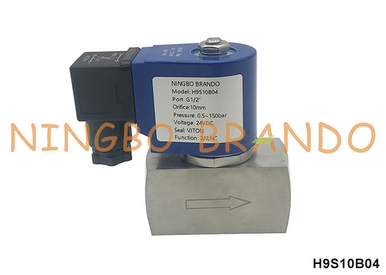 150 bar 1/2'' Hochdruckmagnetventil für Wasser-Luftgas 24V 110V 220V