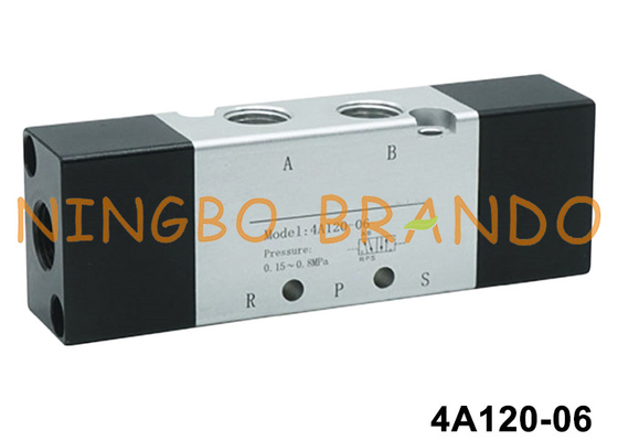 4A120-06 Airtac Type Pneumatic Air Pilot Valve 5/2 Way Double Control
