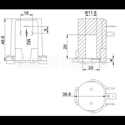 Norgren-Typ D-32545 Pulsventilspule 24V 110V 220V 18W