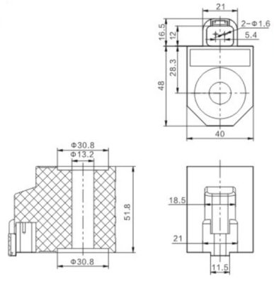 XKBL-00004 Hydraulikspule für 300715-00038 Doosan Infracore Bagger 12V 24V