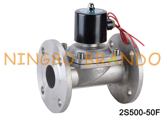 DN50 Flansche 2S500-50 2/2-Wege NC-Solenoidventil aus Edelstahl