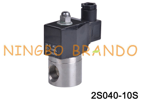 G3/8'' 2S040-10 Edelstahl-Solenoidventil 2-Wege normal geschlossen
